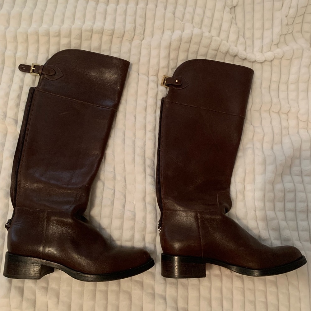 Cole Haan brown leather boots size 5 1/2 B